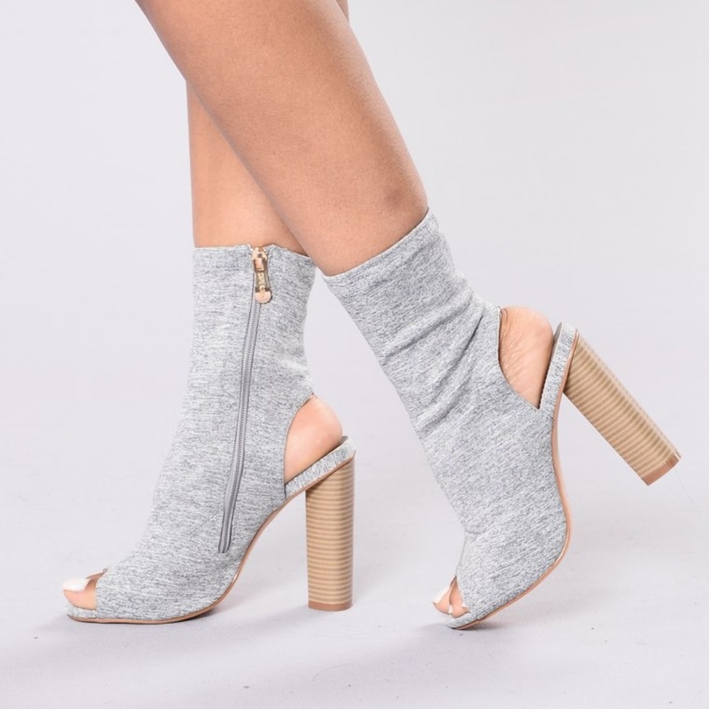 Fashion Nova Kingdom Rise Boot in Grey